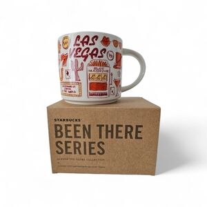 Starbucks Las Vegas BEEN THERE SERIES Collectors Mug - White, Orange And Red NWT